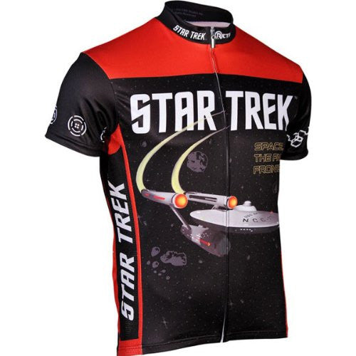 Retro Image Apparel Men's Star Trek Cycling Jersey (Small)