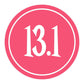 2.5-inch Round Runner Stickers (You Choose the Design & Color) SET OF 4