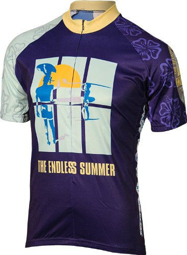 Endless Summer Men's Cycling Jersey, Blue Small - 50% OFF!
