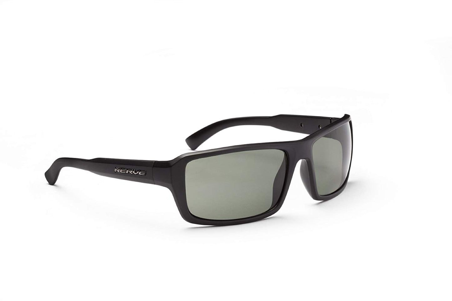 Optic Nerve Mukai Sunglasses, Matte Black, Polarized Smoke Lens