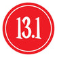 2.5-inch Round Runner Stickers (You Choose the Design & Color) SET OF 4