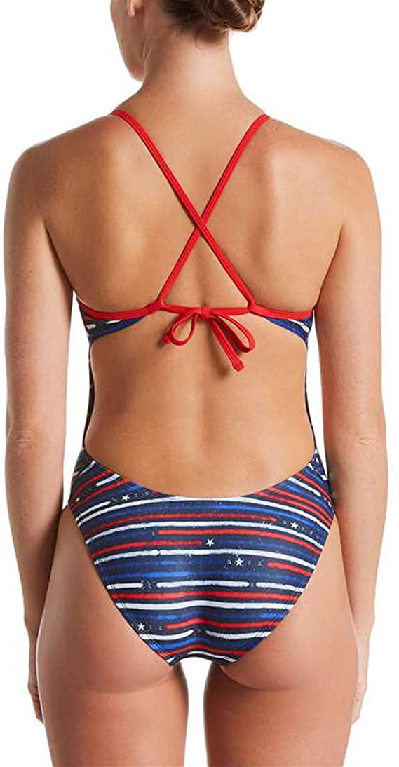 heet Charmant Sociale wetenschappen Nike Women's Crossback Cut-Out One Piece, University Red (Size 24, 26, –  Triathlete Store