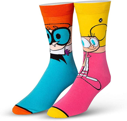 Men's Odd Sox Dexter's Laboratory Crew Socks