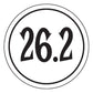 2.5-inch Round Runner Stickers (You Choose the Design & Color) SET OF 4