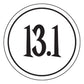 2.5-inch Round Runner Stickers (You Choose the Design & Color) SET OF 4