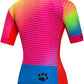Weimostar Women's Cycling Jersey - Multicolor - Large