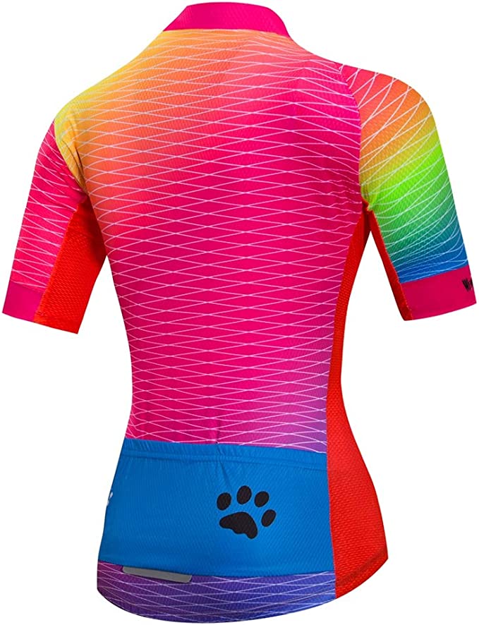 Weimostar Women's Cycling Jersey - Multicolor - Large