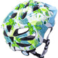 Kali Protectives Unisex-Adult Open Face Chakra Youth Bike Helmet (Flora Gloss Blue, Universal)