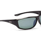 Optic Nerve Redcloud Sunglasses, Shiny Black, Polarized Grey