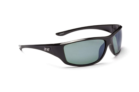 Optic Nerve Redcloud Sunglasses, Shiny Black, Polarized Grey