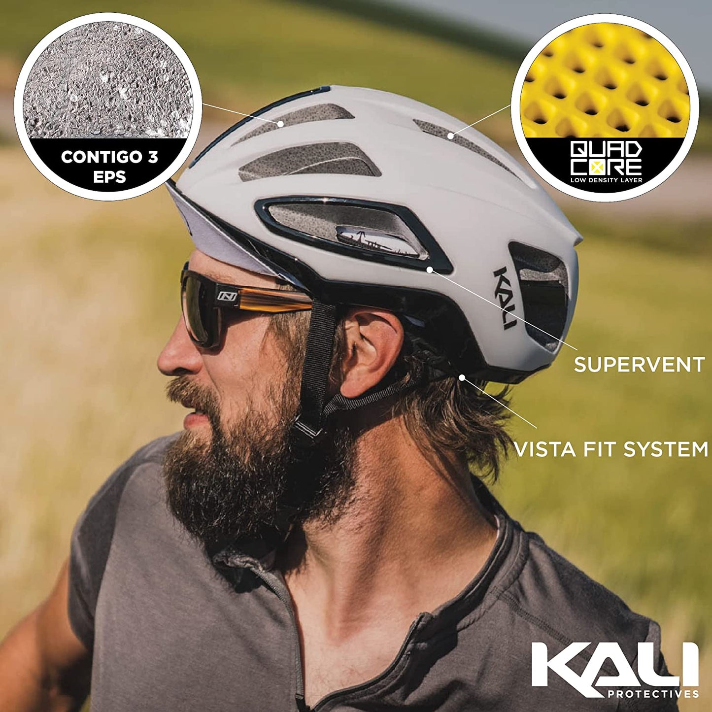 UNO Bicycle Helmet - Solid Matte White / Black