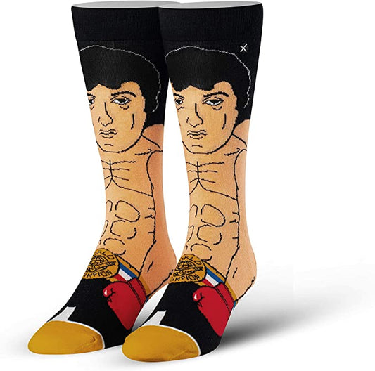 Men's Odd Sox Rocky Balboa World Champion Crew Socks