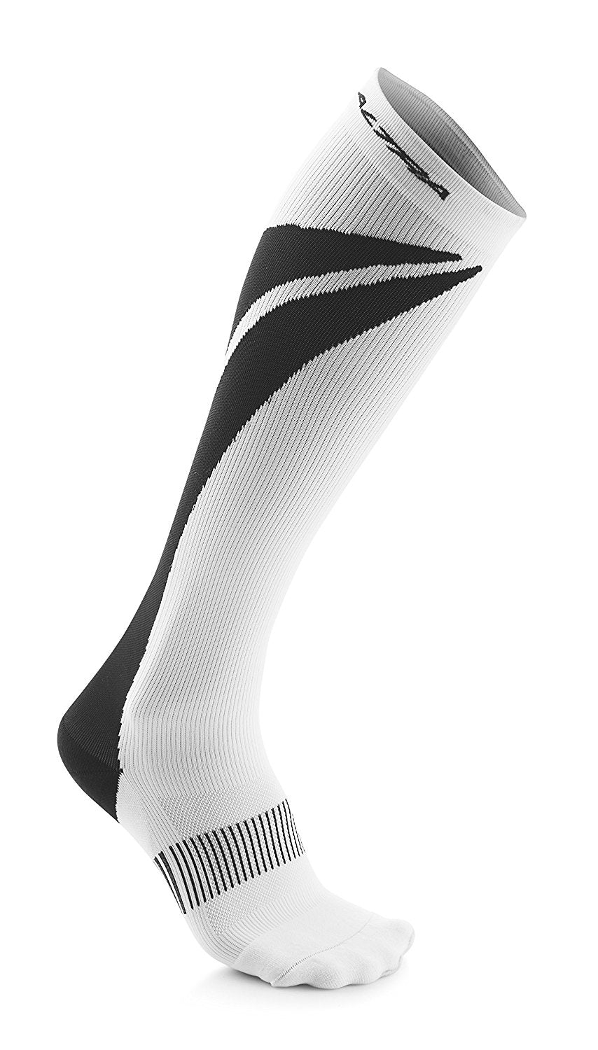 Altra Maximum 1.0 Light Anatomical Compression Socks, White/Black