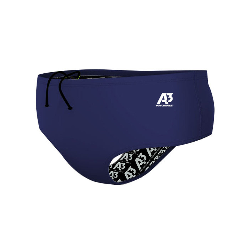 A3 Performance Male Poly Brief, Navy