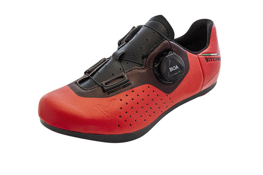 Vittoria ALISE Kid Road Cycling Shoes - RED/BLACK