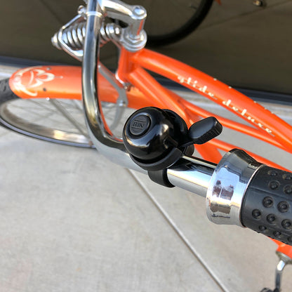 Aluminum-Multi Strike Handlebar Bell (Black)