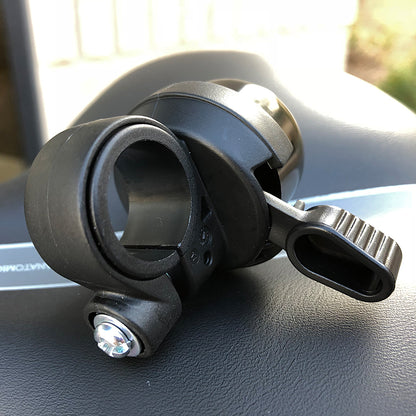 Aluminum-Multi Strike Handlebar Bell (Black)