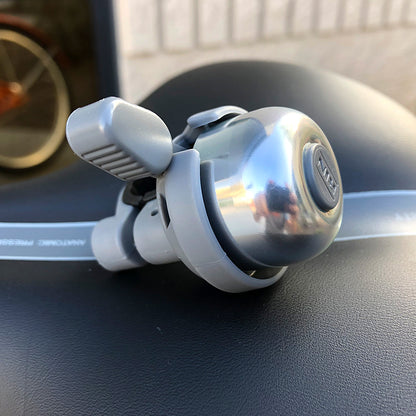 Aluminum-Multi Strike Handlebar Bell (Silver)