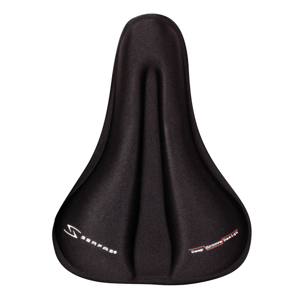 Serfas Medium Saddle Hybrid Pad (Medium – 247x182mm) w/ Lycra Cover