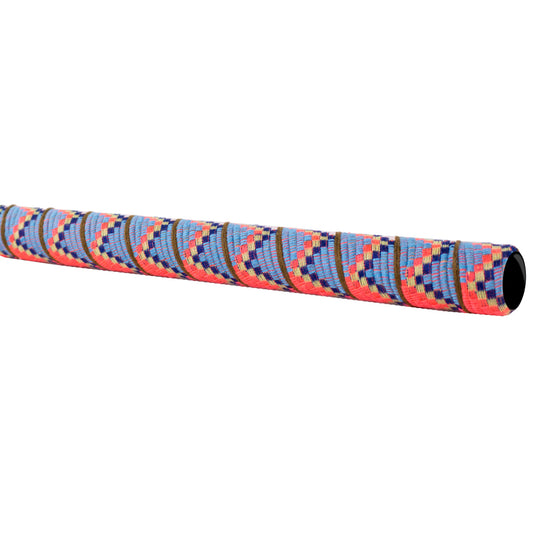 Serfas BT-38 Woven Bar Tape - Aztec Light Blue, Dark Blue & Neon Pink