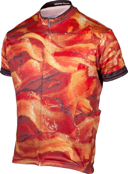 Bacon "Powered by Pork" Men's Cycling Jersey (Large)