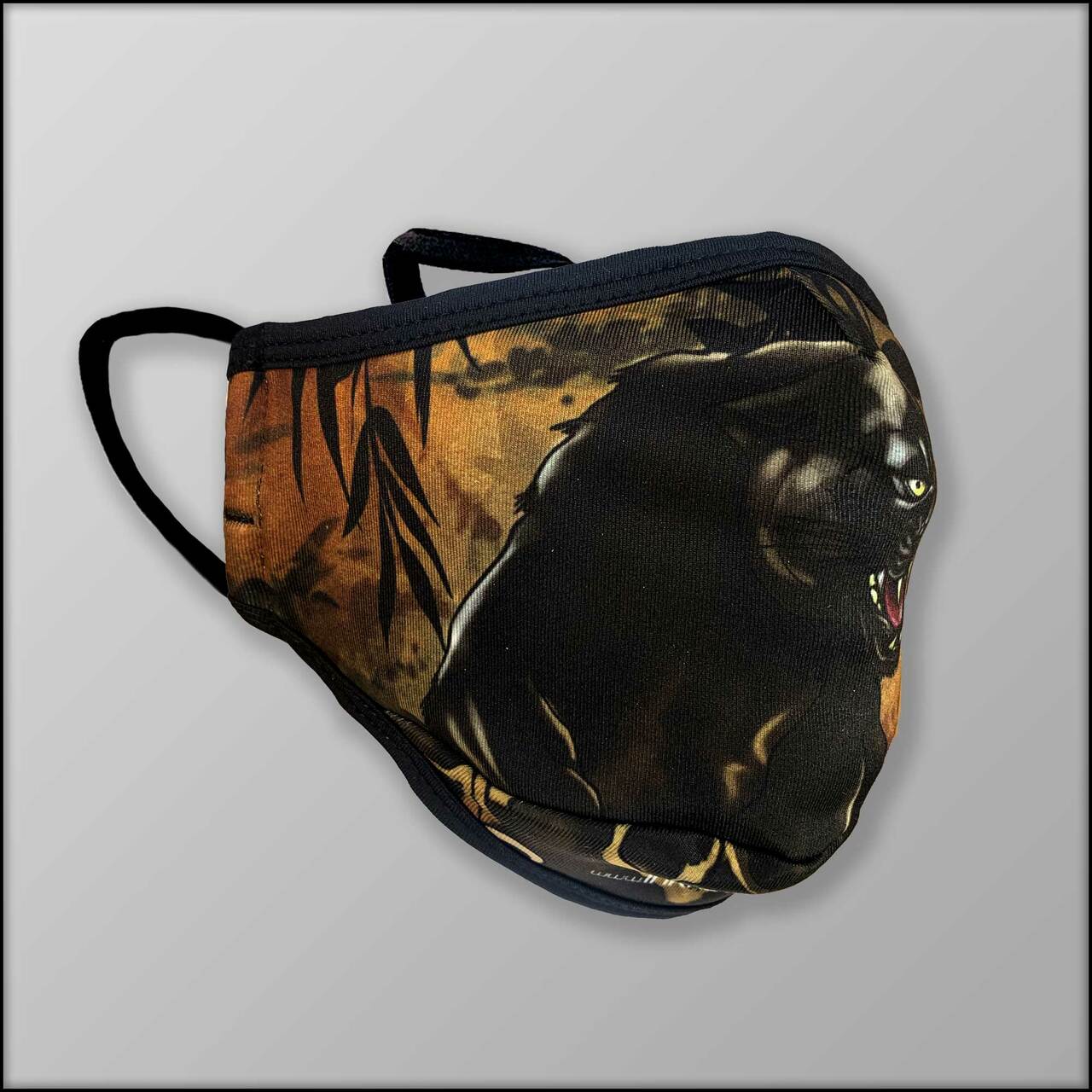 INKnBURN Black Panther 3-Layer Face Mask