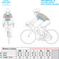 Skittles Ride the Rainbow Women's Cycling Jersey (S, XL, 2XL)