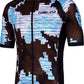 CROSS 2.0 Men's Cycling Jersey (Brown/Blue) (S, M) - 50% OFF!