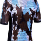 CROSS 2.0 Men's Cycling Jersey (Brown/Blue) (S, M) - 50% OFF!