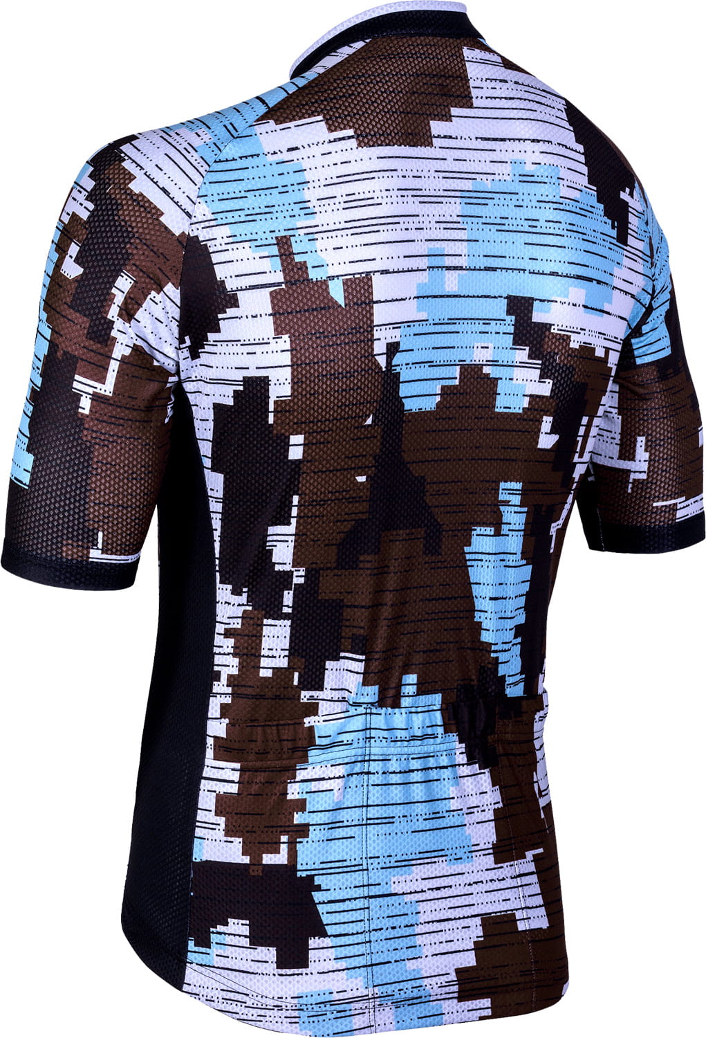 CROSS 2.0 Men's Cycling Jersey (Brown/Blue) (S, M) - 50% OFF!