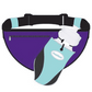 FuelBelt The Crush Water Bottle Carrier Waist Belt - Arctic Blue / Purple