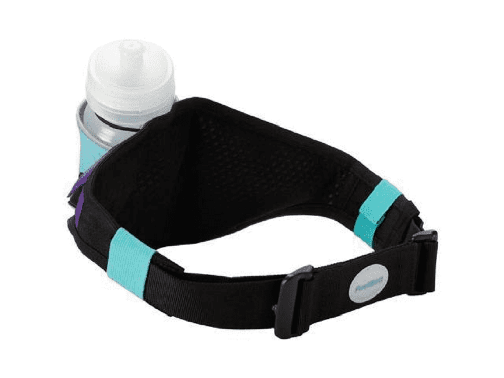 FuelBelt The Crush Water Bottle Carrier Waist Belt - Arctic Blue / Purple