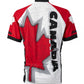 Canada Maple Leaf Men's Cycling Jersey (S, M, L, XL, 2XL, 3XL)