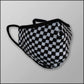 INKnBURN Checker Tweed 3-Layer Face Mask
