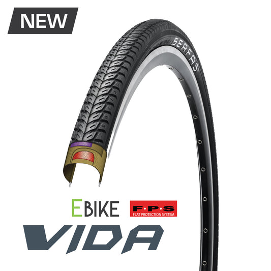 Serfas E-Vida E-Bike Compound Tire w/ Reflective Sidewall