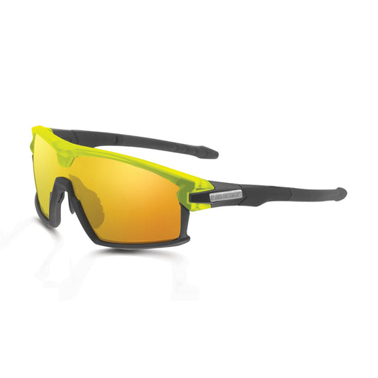 Limar Cycling Sunglasses - F 90 PC CE - Matte Titanium / Yellow