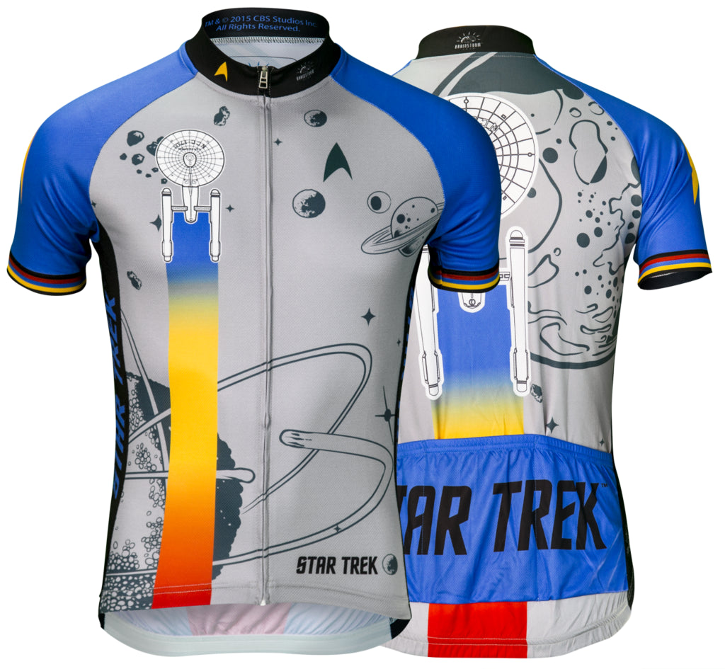 Star Trek Final Frontier Men's Cycling Jersey (S, M, L, XL, 2XL, 3XL)