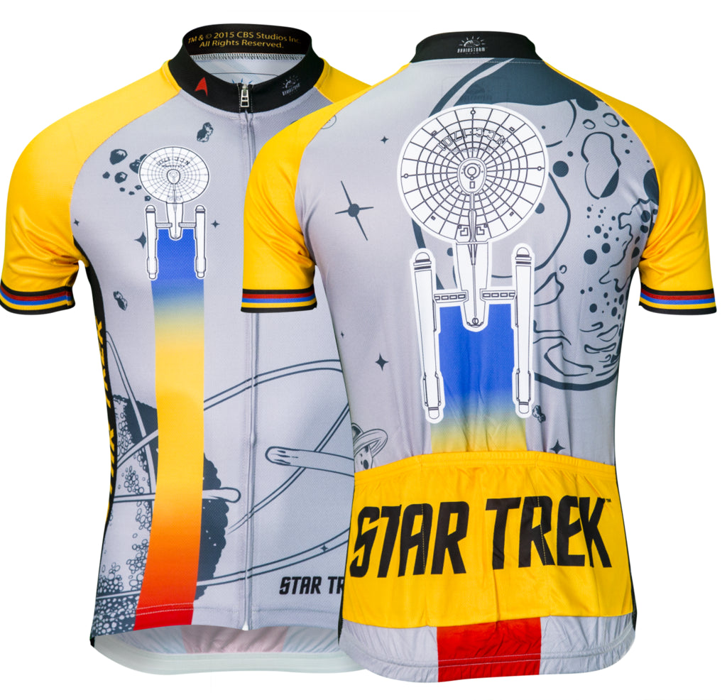 Star Trek Final Frontier Men's Cycling Jersey (S, M, L, XL, 2XL, 3XL)