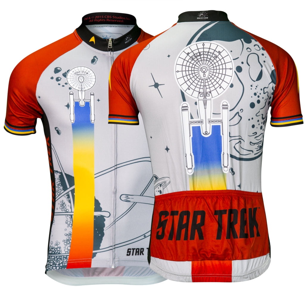 Star Trek Final Frontier Men's Cycling Jersey (S, M, L, XL, 2XL, 3XL)