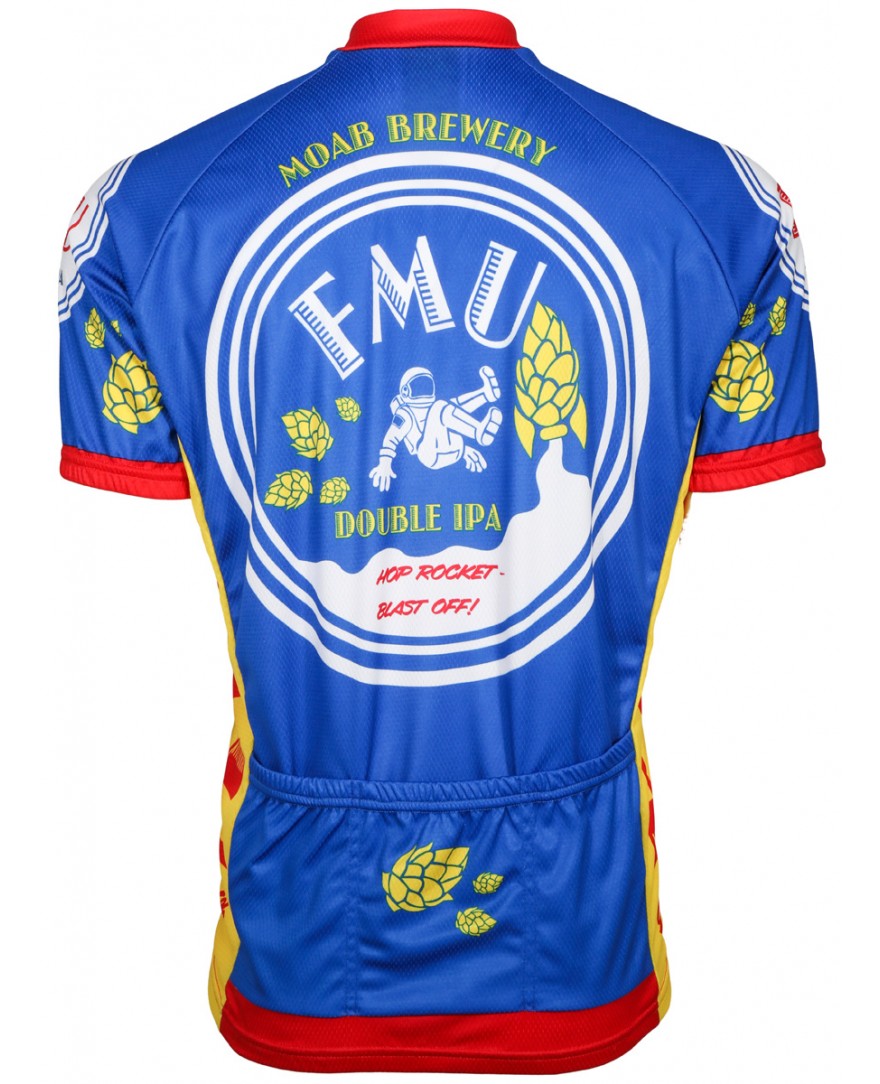 Moab Brewery FMU Men's Cycling Jersey (S, M, L, XL, 2XL, 3XL)