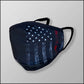 INKnBURN Thin Red Line 3-Layer Face Mask