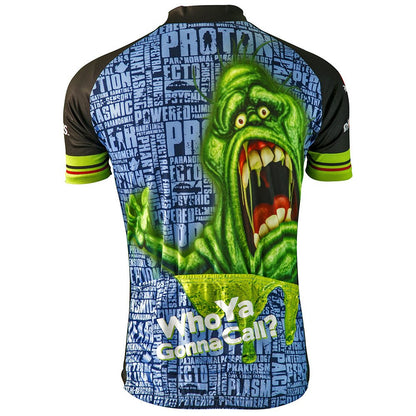 Ghostbusters Slimer Men's Cycling Jersey (S, M, 3XL)