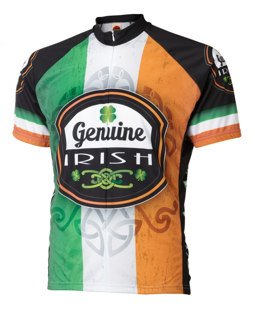 Genuine Irish Ireland Men's Cycling Jersey (S, M, L, XL, 2XL, 3XL)
