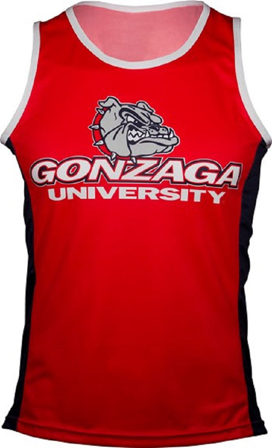 Gonzaga Bulldogs Men's RUN/TRI Singlet (XS, S, M, L, XL, 2XL, 3XL)