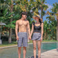 Male Female Matching Couple's Swimsuits