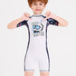 Kids Thermal Lycra Wetsuit / Swimsuit Shorty (with Back Zipper)