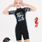 Kids Thermal Lycra Wetsuit / Swimsuit Shorty (with Back Zipper)
