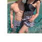 Male Female Matching Couple's Swimsuits