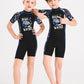 Kids Thermal Lycra Wetsuit / Swimsuit Shorty (with Back Zipper)