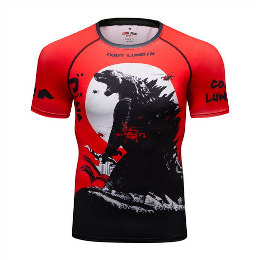 Godzilla Men's Quick Dry Tech Shirt (M, L, XL, 2XL)